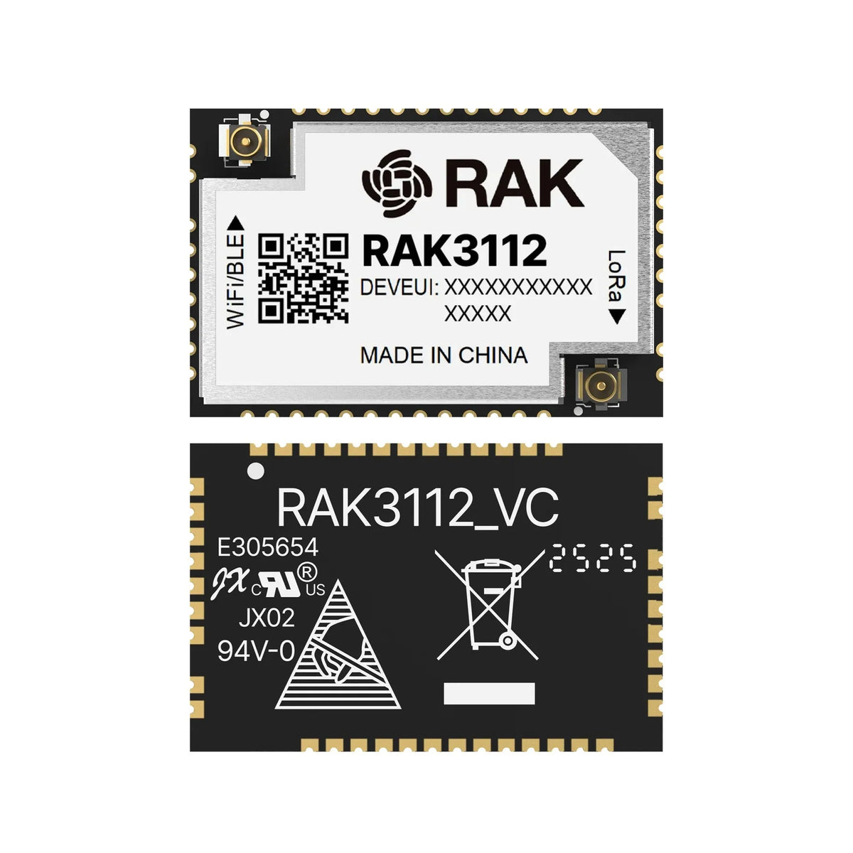 RAK3112 WisDuo Module For EdgeAI With LoRa ESP32-S3+SX1262Module With WiFi BLE  And LoRa, Ideal For Edge AI  Meshtastic And LoT