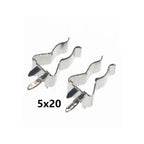 5Pcs BLX-A Glass Fuse Holder 5x20mm 6x30mm PCB Mount Fuseholder Clip Ceramic Fuse Tube Socket for Electrical Safety