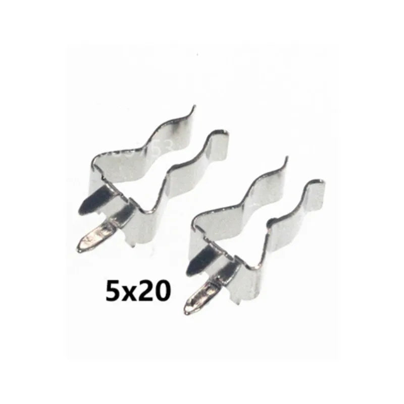 5Pcs BLX-A Glass Fuse Holder 5x20mm 6x30mm PCB Mount Fuseholder Clip Ceramic Fuse Tube Socket for Electrical Safety