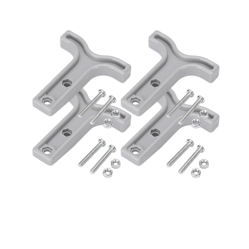 For Anderson Plug Pull Handle Caravan Solar Battery Quick Disconnect Connector Safe Release T Handle Red Gray Auto Accessories