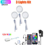 1 2 3 5 6 8 Lihgts RGB LED Cabinet Light 12V WiFi Bluetooth 24Key 44Key Remote Control Power Kit for Kitchen Wardrobe Lighting