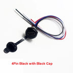 1PCS 2/4/5Pin USB-C Connector Type-C Waterproof with PH 2.0 Nut Locking Panel Mounting TPC Waterproof Fast Charging Jack Port