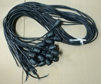 150cm E27 Waterproof LED Lamp Holder Socket with Wire Flame Retardant Durable PVC 2X0.75mm^2 Cylindrical Wire