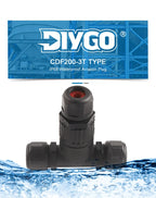 IP68 I/T Shape Waterproof Connector 2/3/5 Pin Wire Connectors Quick Screw Connect Push-in Terminals Electric Junction Box DIY GO