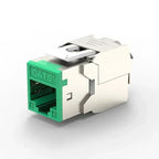 CAT6A Cat6 6 6A RJ45 Connector 6PCS Female Keystone Jack Toolless Module Plug For Networking Patch Panel Consumer Electronics