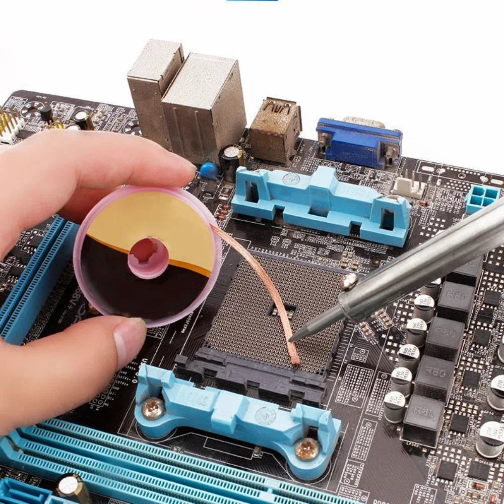 Desoldering Braid Solder Remover Wick Solder Remover Wire Soldering Heavy Duty Copper Wick for Circuit Board Repair Tool