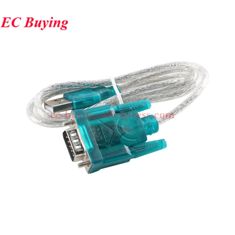 USB to RS232 COM Serial Port RS-232 9 Pin DB9 Data Cable 340 Convertor PDA FT232 PL2303 With Female Adapter WIN10 Windows 8 XP
