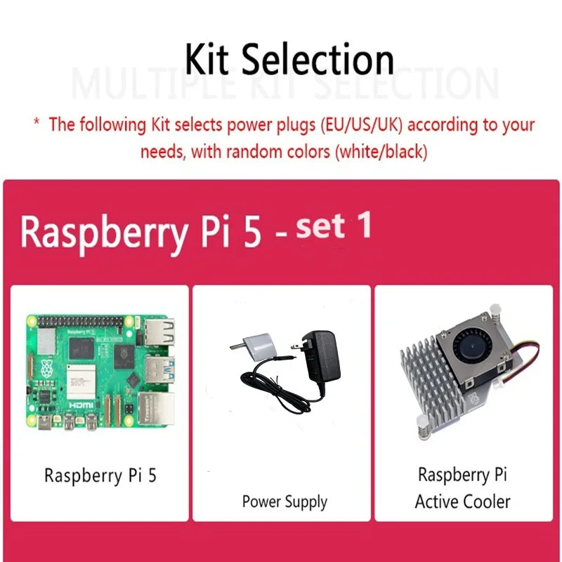 Official Original Raspberry Pi 5 Cortex-A76 Linux 2GB 4GB 8GB 16GB Arm Board Python Programlama PCIe Gigabit Ethernet USB3.0