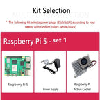 Official Original Raspberry Pi 5 Cortex-A76 Linux 2GB 4GB 8GB 16GB Arm Board Python Programlama PCIe Gigabit Ethernet USB3.0