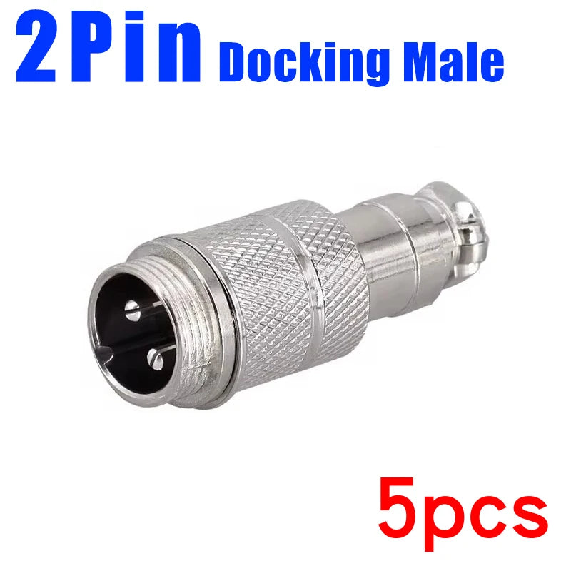 Aviation Plug GX12 GX16 GX20 Butt Soldering Socket 2/3/4/5/6/7/8/9/10Pin Wire Docking Connectors
