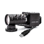 Global Shutter USB Camera 1080P 90FPS Industrial Metal Box With 5-100mm Varifocal Lens Plug Play For Meeting Document Scanning