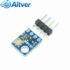GY‑68 BMP180 High‑Precision Barometric Pressure and Temperature Sensor I2C Digital Module Compatible with BMP085,Arduino,ESP32