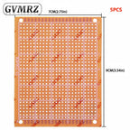 Phenolic PCB Prototype Board Universal Through Hole Perfboard for DIY Electronic Projects