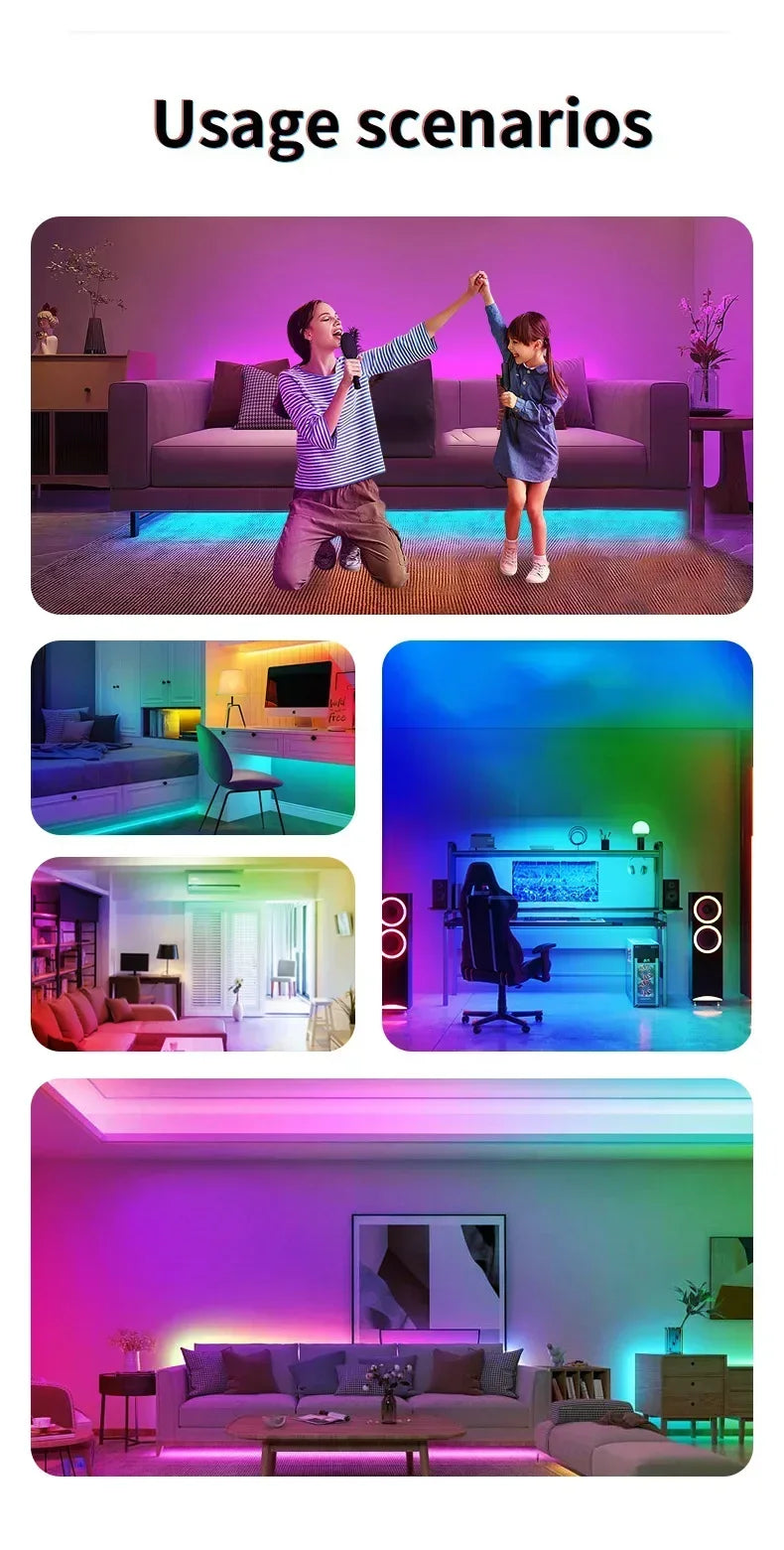 TUYA Intelligent LED Ceiling Light RGB Remote Dimming WiFi Bluetooth Decorative Light Living Room Bedroom Indoor Home Light