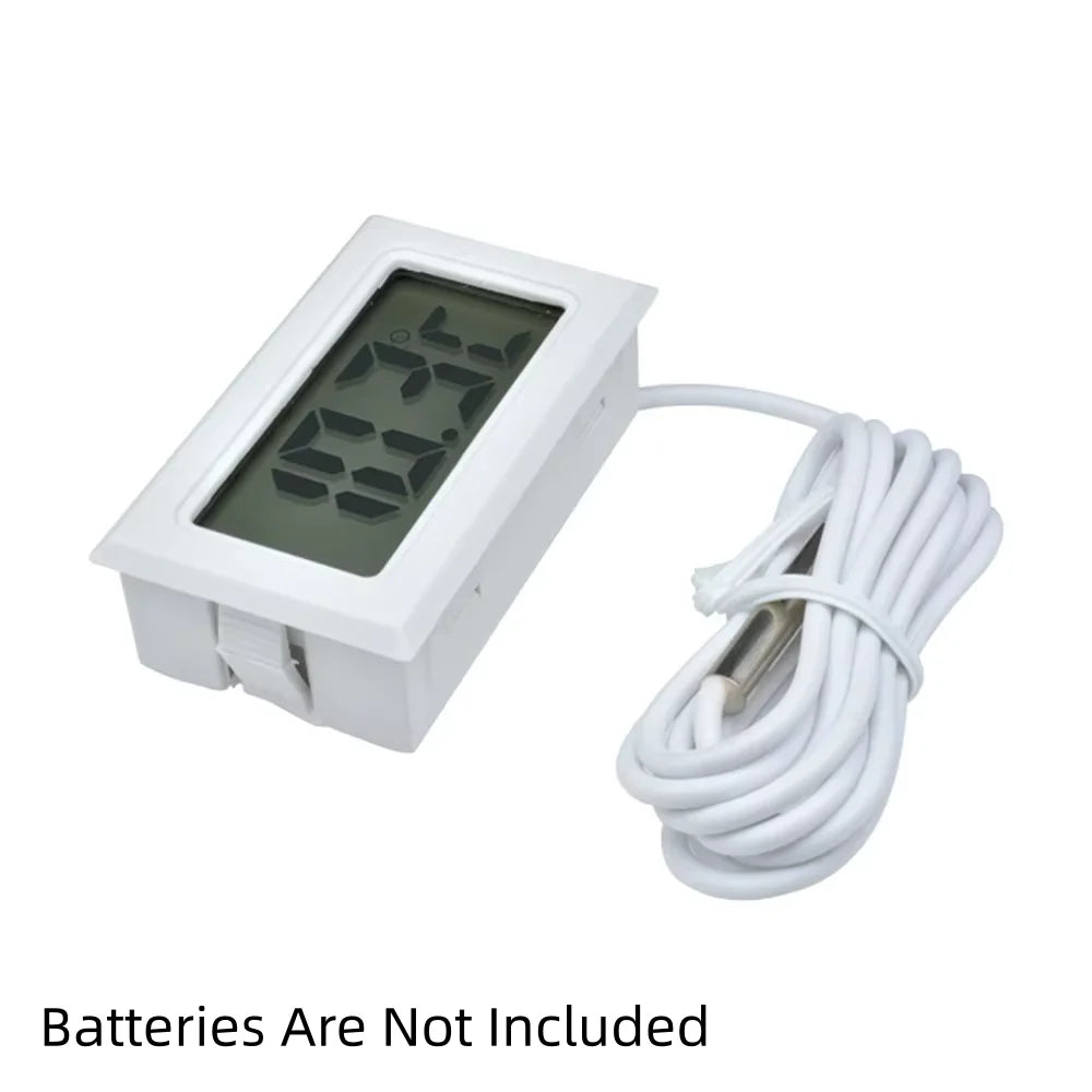 Mini LCD Car Digital Thermometer Hygrometer Temperature Indoor Outdoor Temperature Sensor Humidity Meter Gauge Instruments