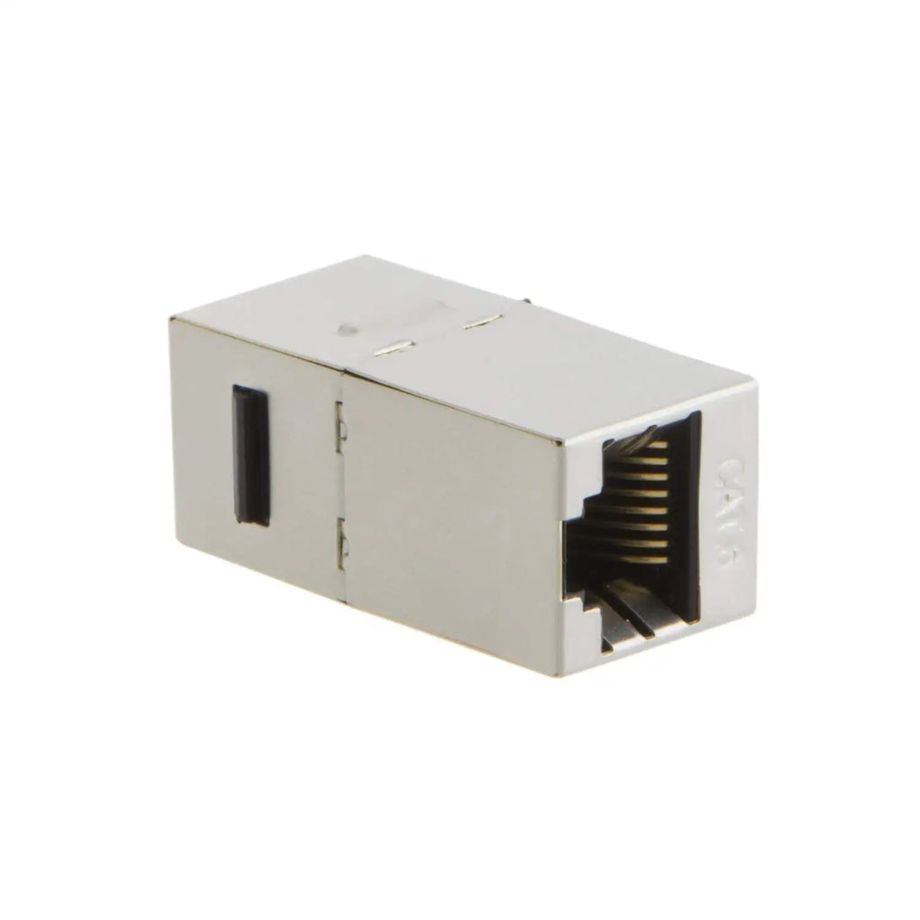 2PCS RJ45 Keystone Jack Cat6 Shielded Modular Coupler With Latch 8P8C Connectors Ethernet LAN Network Cable Extender Adapter