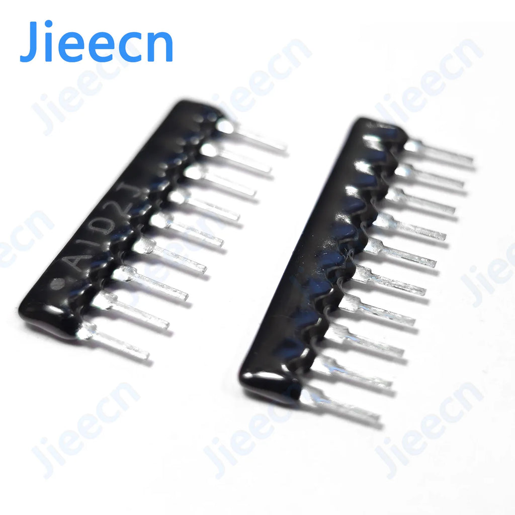 200PCS 4PIN-10PIN Exclusion Network Resistor array DIP 220R 330R 470R 510R 680R OHM 1K 1.5K 2K 2.2K 3K 3.3K 10K 100K 9A681J 510K