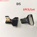 1PC Ribbon Flat FPV HDMI-Compatible Connector Flexible Cable Raspberry Pi 4 Micro HDTV To HD/Mini HD Female 90 Degree FFC 20pin