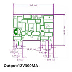 AC To DC 5V 700mA 12V 300mA 3.5W Isolated Switching Micro Power Buck Converter Buck Module