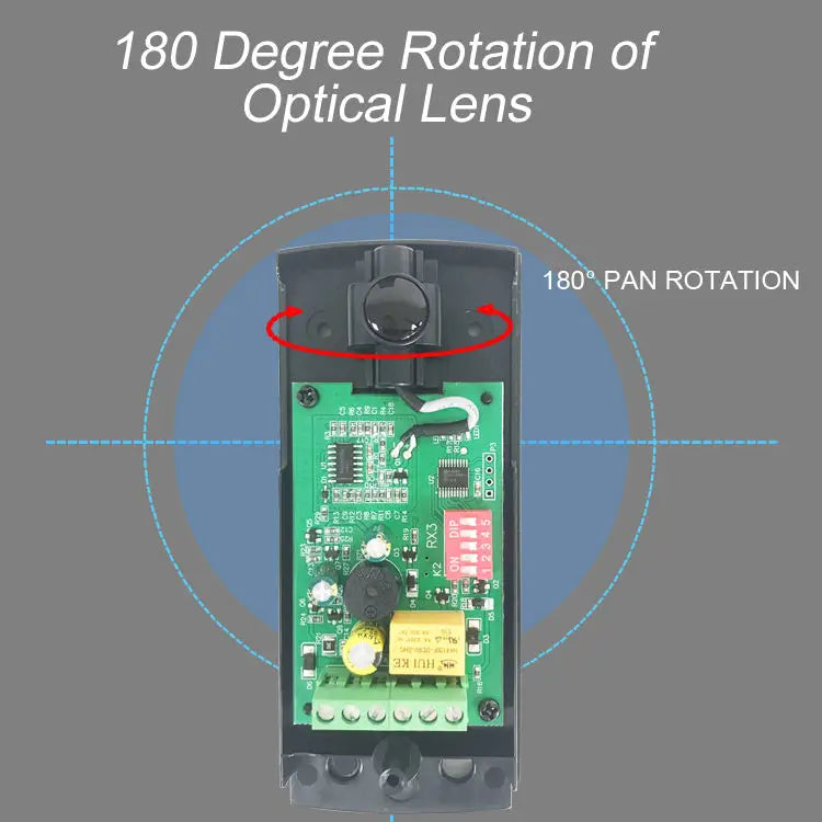 IP54 Automatic gate wireless battery infrared safety beam photocell sensor with presence function