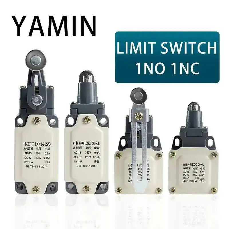 LXK3-20 Limit Switch 10A Rotary Reset Momentary Adjustable Roller Mini Electrical Power Travel Switches NO NC