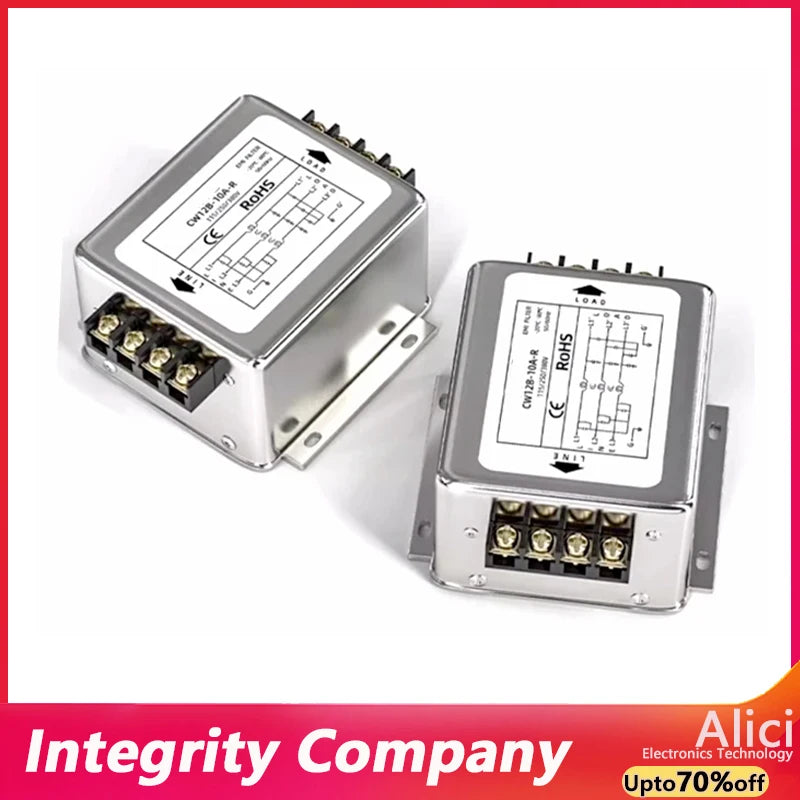 Three-phase power Filter inverter EMI Servo filter Purifier CW12B-3/6/10/20/30/40/50/60A-R AC 380V CW12B-40A-R CW12B-30A-R