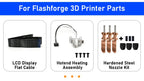 Upgraded P1S P1P Hotend Hot End Full Assembly Print Head Ceramic Heater Cartridge Rod Thermistor Kit Replacement for Bambu Lab