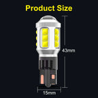 4000LM T15 LED Lamp W16W LED Canbus No Error 3030 Chips 912 921 Bulb Car Backup Reverse Light Super Bright Auto Lamp 6500K