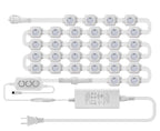 5054 16703IC(WS2812B WS2811) Outdoor Eaves LED Light String Kit 2.4G BEL+WIFI Controller Waterproof Light