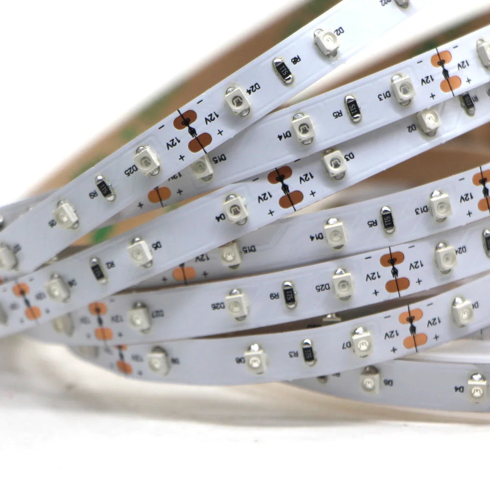 SMD 3528 5050 InfraRed IR LED Strip Light 850nm 940nm Flexible 60LEDs/M Lamp Tape For Security Monitoring Physiotherapy DC 12V