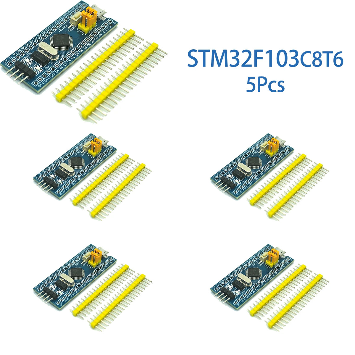 5/10/20Pcs STM32F103C8T6 ARM Cortex M3 STM32 Microcontroller Core Module Single Chip MCU System Development Board Electronic DIY