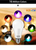 Tuya Smart WiFi LED Bulb Light AC 220V 110V E27 10W 15W 20W LED Lamp Dimmable APP Voice Control Works With Alexa Google Home