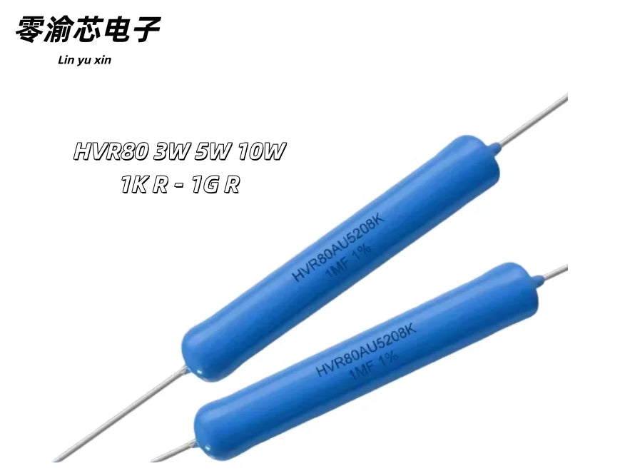 HVR803 3W 5W 10W High voltage resistor 1K 2K 5K 10K 20K 30K 50K 100K 200K 300K 500K 1M 2M 5M 10M 20M 50M 100M 200M 500M 1%