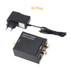 Analog to Digital Converter ADC Audio Analog to Digital (Optical/Coaxial) Converter Optical Coaxial RCA Toslink SPDIF Adapter