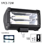 Car Work Light LED Offroad 4x4 Spotlights Fog Lamp Diode Headlight SUV ATV Tractor Boat Trucks Excavator Light Bar 12V 24V