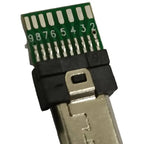 B03B-For Sony S2/S3 MULTI Micro Camera 5-Pack Mini USB Connector 15 Pin Data USB PCB Flat Micro USB Plug Adapter