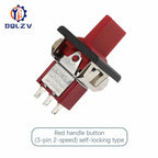SPDT DPDT Reset Latching Toggle Switch RLS-102 5A 125V 3A 250 AC Mini 3 6PIN ON-ON ON-OFF-ON Rocker Switch Lights Motors