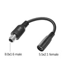 1PC DC Adapter Converter Plug 5.5mm*2.1mm Female to XLR 3Pin 5.5*2.5MM 8.0x1.6MM RCA M12 M16 IEC C13 Power Adapter Connector