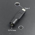 PD USB Adapter C Type C Male To 4.0*1.7 5.5*2.1 5.5*2.5 7.4*5.0 7.9*5.5mm Female Plug Converter DC Power Jack Connector