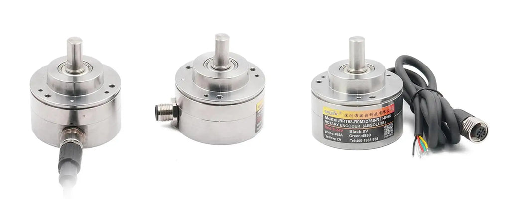 Waterproof Absolute Single-Turn Rotary Encoder with Analog Magnetic 10mm Shaft for Angle Speed and Position Measurement