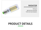 E27 LED Lamp E14 LED SMD 5730 220V Corn Light Bulbs 24 36 56 72LEDs Lamparas LED Chandelie Ampoule Led Light For Home Decoration