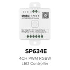 SP630E All In One LED Controller 5CH PWM SPI Pixels LED Light Strip WS2812B WS2811 SK6812 FCOB 5050 RGB RGBW CCT Music BT 5V-24V