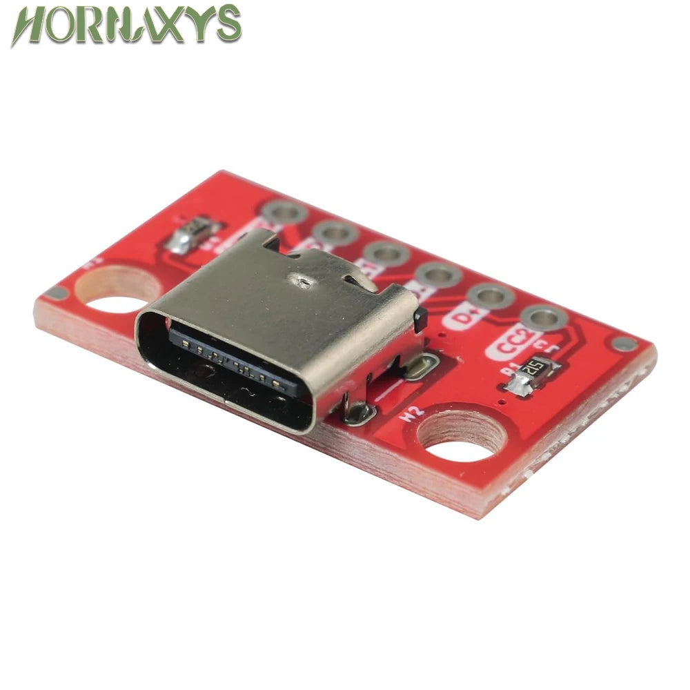 10pcs TYPE-C Test Board USB3.1 16P To 2.54 High Current Power Adapter Board NEW