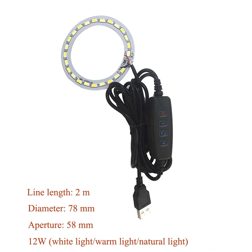 DC5V Dimmable LED Chip 5W-30W Surface Light Source SMD 5730 LED Light Beads DIY Tricolor Adjustable LED Bulb White Warm White