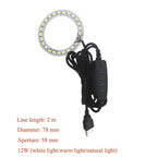 DC5V Dimmable LED Chip 5W-30W Surface Light Source SMD 5730 LED Light Beads DIY Tricolor Adjustable LED Bulb White Warm White