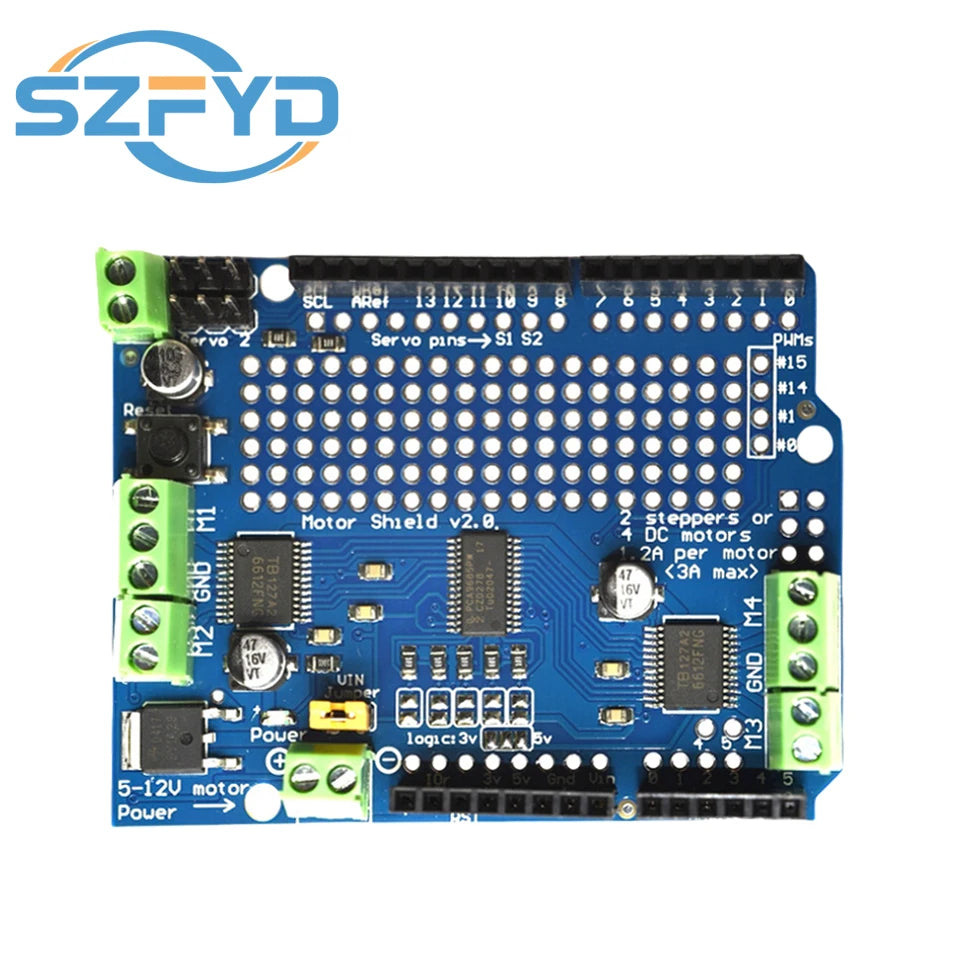 TB6612 IIC I2C Mosfet Stepper Motor Module PCA9685 Servo Driver Shield Module For Arduino Robot PWM Leonardo Replace L293D