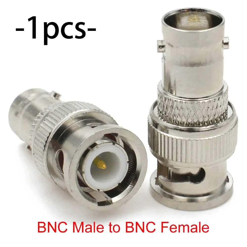 BNC to SMA / RP-SMA RF Adapter Connector Male Female Straight 4-Hole Flange Coaxial Converter for FPV WiFi Radio Antenna Systems