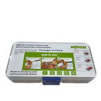 WAGO 221‑Series Splicing Connector Assortment Kit, 12/28/35/36/75/78/90 PCS Mixed Set For 221‑412 413 415 2411