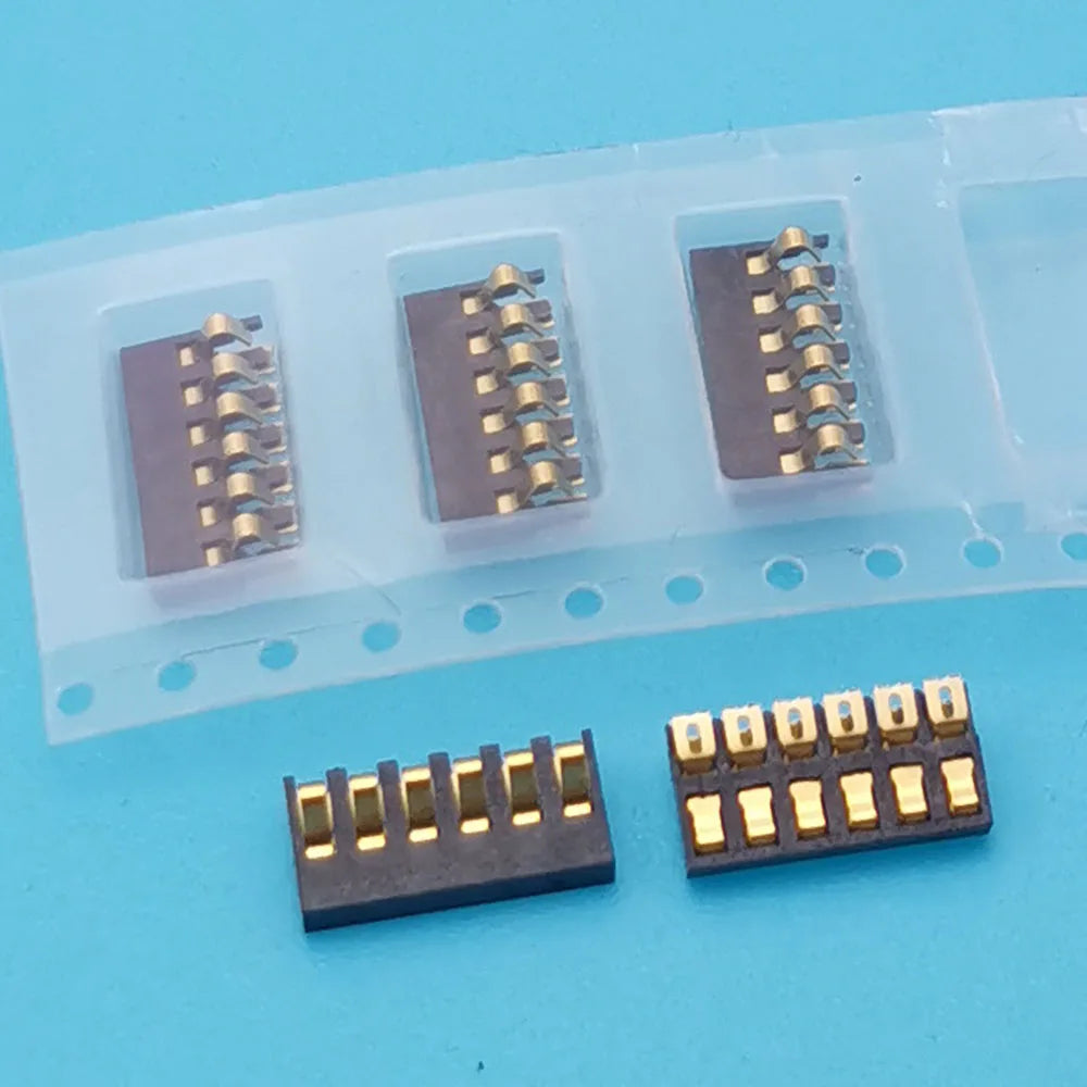 5 Pairs Male Female Battery Holder Contacts 2.0 mm Pitch 2 3 4 5 6 7 8 Pin Connector Battery Power Contact Tab Conductive Tab