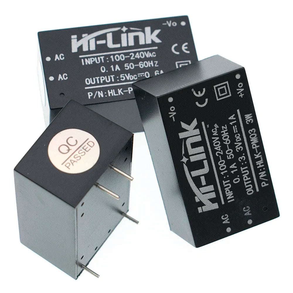 HLK-PM01 HLK-PM03 HLK-PM12 AC-DC 220V to 5V/3.3V/12V Mini Power Supply Module Intelligent Household Switch HLK-5M05 5M03 5M12